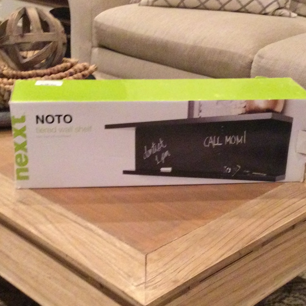 Tiered Wall Shelf with Chalkboard b Nexxt NOTO